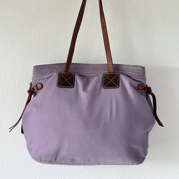 Dooney & Bourke Bags Dooney Bourke Lavender Purple Victoria Nylon Tote Bag Poshmark